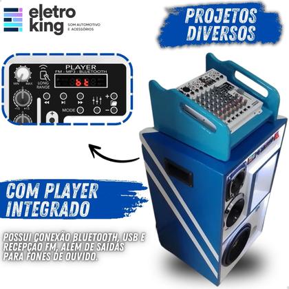 Imagem de Mesa de Som Automotiva Taramps T0602 Player 6 Canais Controle Remoto 12V