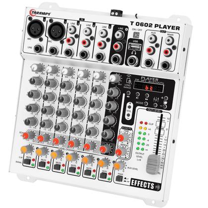 Imagem de Mesa de Som Automotiva Taramps T0602 Player 6 Canais Controle Remoto 12V