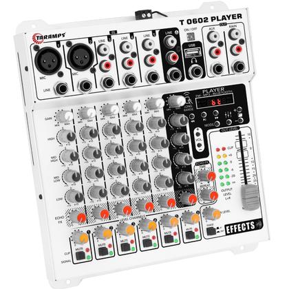 Imagem de Mesa de Som Automotiva Taramps T0602 Player 6 Canais Controle Remoto 12V