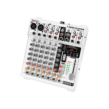 Imagem de Mesa de Som Automotivo 6 Canais Bluetooth Player com Efeito Echo FX Taramps 901842