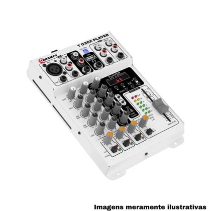 Imagem de Mesa de Som Automotivo / Som Ambiente T 0302 Player 3 Canais Taramps - 901828