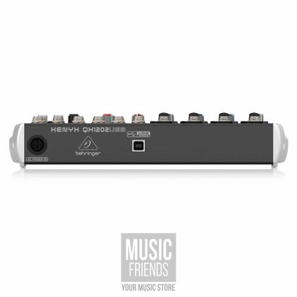 Mesa de Som Behringer Xenyx QX1202USB com 12 Canais, 4