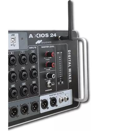 Imagem de Mesa de som digital duonn axios 24 canais 8 aux padrao rack