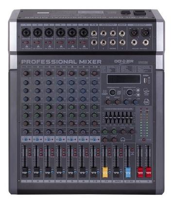 Imagem de Mesa De Som Donner Dvx 8 Combo Dsp 3 Aux 99 Ef Bt Interface 127/220v