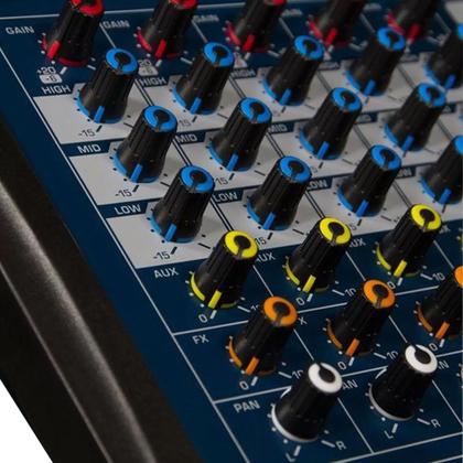 Imagem de Mesa de Som Lexsen 12 canais Lmx-12 Usb MP3 Bluetooth Bivolt