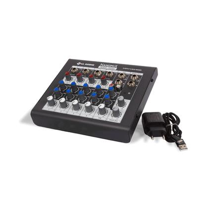 Imagem de Mesa de Som Mixer Nanomix LL Audio NA602 6 canais C/PC Sound