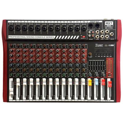 Imagem de Mesa de som mxt 12 canais profissional c/ equalizador mx-12t