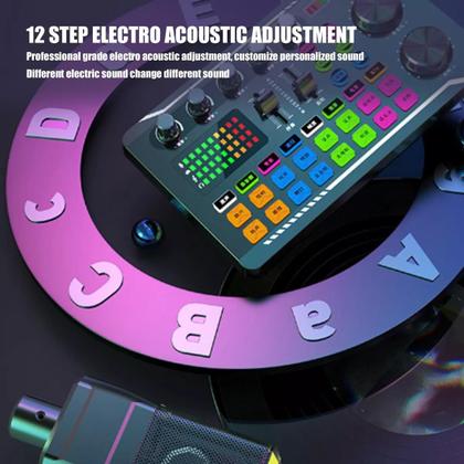 Imagem de Mesa De Som Placa De Som Smart Multipurpose V8 Live m.v8