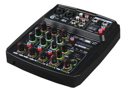 Imagem de Mesa De Som Preta Cmx 4 Canais Bluetooth Phantom Efeito Efx