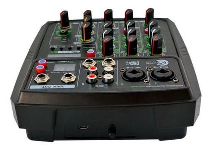 Imagem de Mesa De Som Preta Cmx 4 Canais Bluetooth Phantom Efeito Efx