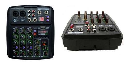 Imagem de Mesa De Som Preta Cmx 4 Canais Bluetooth Phantom Efeito Efx