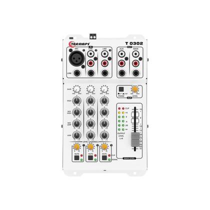 MESA DE SOM T 0302 12v 3 CANAIS Taramps - 901687 Imagem de MESA DE SOM T 0302 12v 3 CANAIS Taramps - 901687