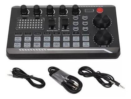 Imagem de Mesa De Som V8 Placa De Som Microfone Streamer Live m.v8