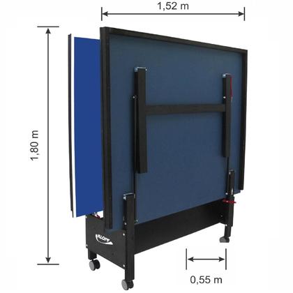 Imagem de Mesa De Tênis De Mesa Com Paredão MDF18mm Klopf Cód. 1084