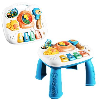 Imagem de Mesa Didática Infantil Mesinha Interativa Educativa Som Luz Atividades