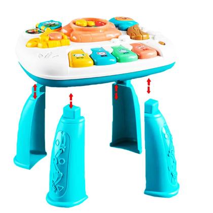 Imagem de Mesa Didática Infantil Mesinha Interativa Educativa Som Luz Atividades