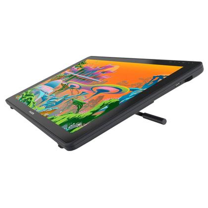 Imagem de Mesa Digitalizadora Huion Kamvas Plus 22", Tela Full HD, Caneta PenTech 3.0, 8192 Níveis de Pressão, com Luva de Desenho, Preto - GS2202