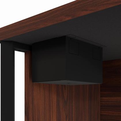 Imagem de Mesa Diretor 1,80m c/ Caixa de Tomadas e Porta Objetos F5