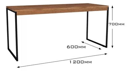 Imagem de Mesa Diretor De Computador Escrivaninha Pé Metalon Industrial 3 Cores