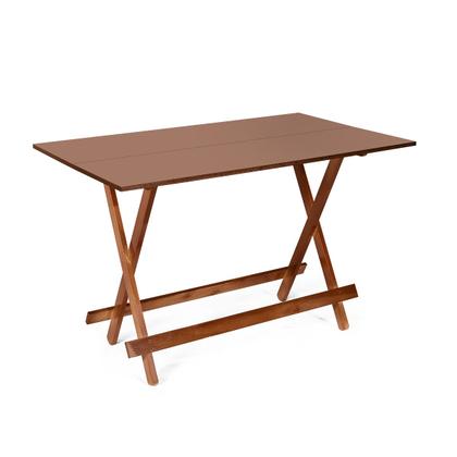 Imagem de Mesa Dobrável Bar 120x70 de Madeira Imbuia - Móveis Britz