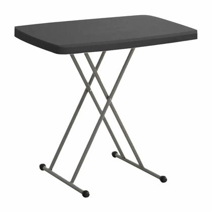 Imagem de Mesa dobrável com ajuste de altura Robust 80cm NTK Preto 291101 Nautika