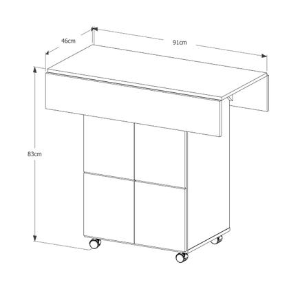 Imagem de Mesa dobravel com banqueta cozinha Annie Basoto Brasil