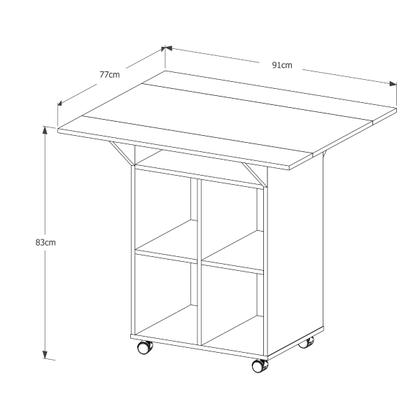 Imagem de Mesa dobravel com banqueta cozinha Annie Basoto Brasil