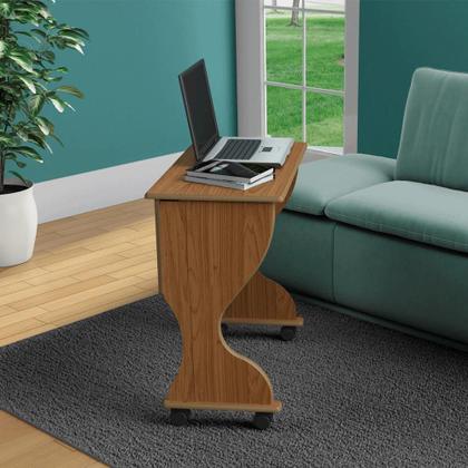 Imagem de Mesa Dobrável com Rodízios Basic Freijó - Dalla Costa