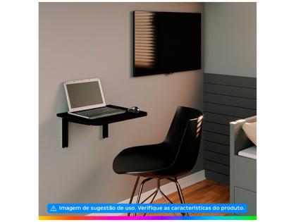 Imagem de Mesa Dobrável com Suporte 50x40cm - MDS-5040-PR - MULTIVISÂO