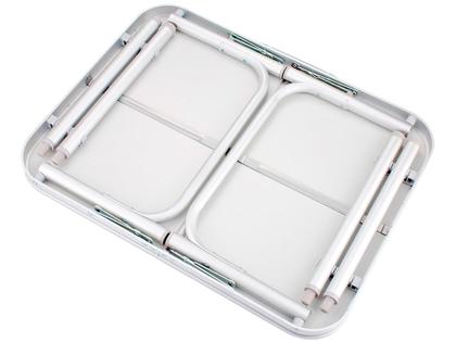 Imagem de Mesa Dobrável de Alumínio com Tampo de MDF 90 x 60 CM
