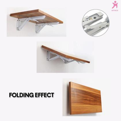 Imagem de Mesa Dobrável de Parede 60x40 cor Mdf  Com Suporte