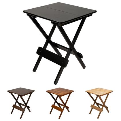 Mesa Dobrável Madeira Maciça 60x60cm Tampo Liso - Só Mesas Só Cadeiras ...