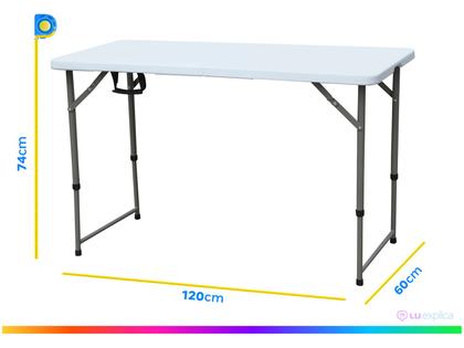 Imagem de Mesa Dobrável Multiuso 1,20m Otello DOB-BR1