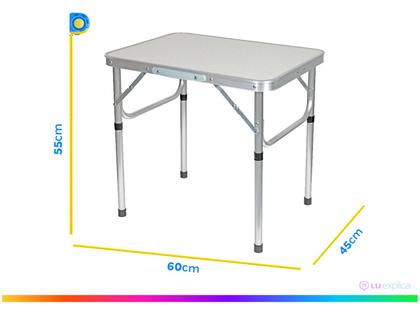 Imagem de Mesa Dobrável Multiuso 60x45cm Otello DOB-AL1
