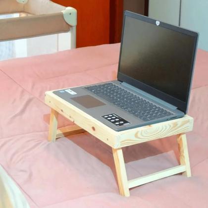 Imagem de Mesa Dobravel Para Cafe Da Manha Na Cama Apoio Para Notebook Caderno