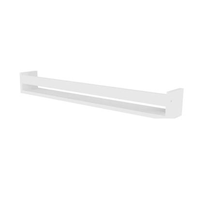 Mesa Dobrável para Notebook com Prateleira KitCubos Branca - Bramov Imagem de Mesa Dobrável para Notebook com Prateleira KitCubos Branca