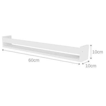 Mesa Dobrável para Notebook com Prateleira KitCubos Branca - Bramov Imagem de Mesa Dobrável para Notebook com Prateleira KitCubos Branca