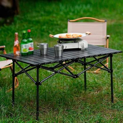 Imagem de Mesa Dobrável Portátil Camping Resistente e Durável