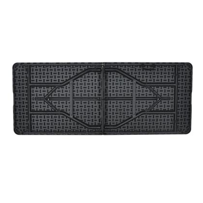 Imagem de Mesa Dobrável Portátil Vira Maleta Com Alça Resistente  Preta Super Prática