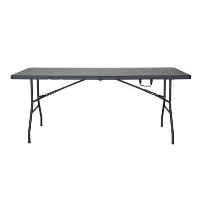 Imagem de Mesa Dobrável Portátil Vira Maleta Com Alça Resistente  Preta Super Prática