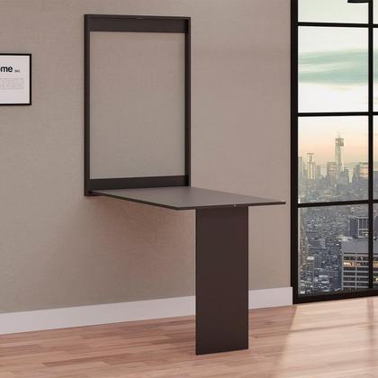 Imagem de Mesa Dobrável Retrátil de Parede 100x64 Preto