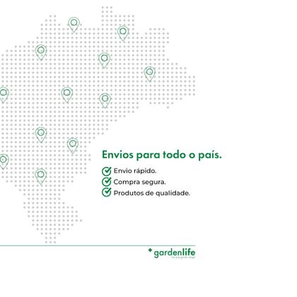 Imagem de Mesa Dobrável Vira Maleta Portátil Com Alça Branca 1,80m Camping Premium Resistente Garden Life
