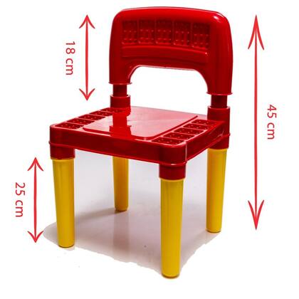 Imagem de Mesa e Cadeira Educativa Para Menino - 3827 Tritec
