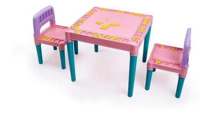 Imagem de Mesa Educativa Infantil Rosa Tritec