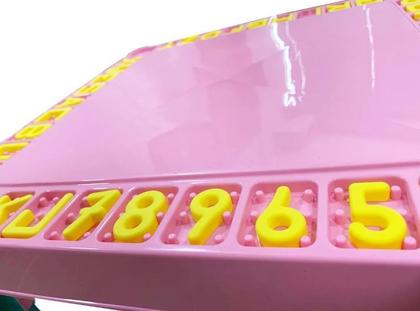 Imagem de Mesa Educativa Infantil Rosa Tritec
