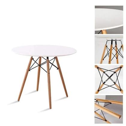 Imagem de Mesa Eiffel Branca 80cm