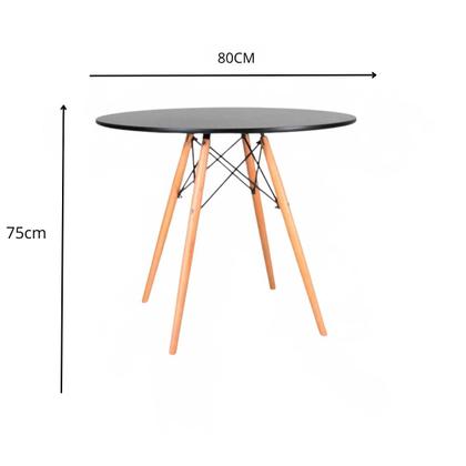 Imagem de Mesa Eiffel Eames 80cm Desing Moderno Mdf Tx Alta Qualidade