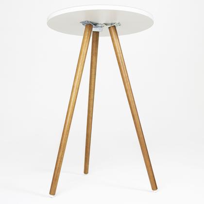 Imagem de Mesa Eiffel Redonda 50cm Pés De Palito Design Sala De Jantar