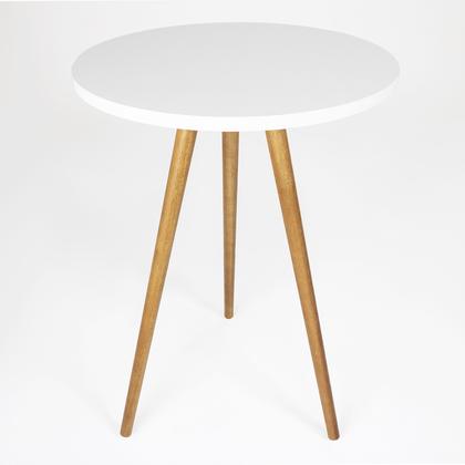 Imagem de Mesa Eiffel Redonda 50cm Pés De Palito Design Sala De Jantar