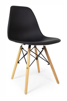 Imagem de Mesa Eiffel Redonda Branca 70 Cm MDF +2 Cadeira Eames Eiffel